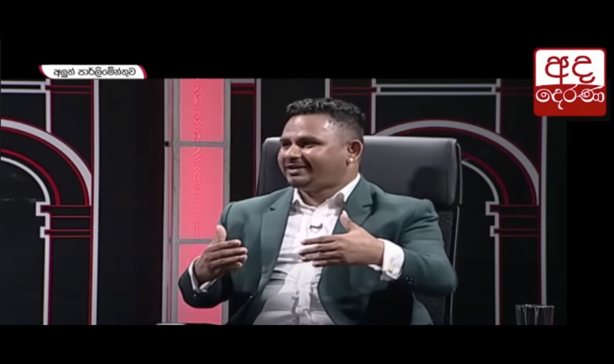 First appearance in a television Program: Aluth Parlimenthuwa – Ada Derana